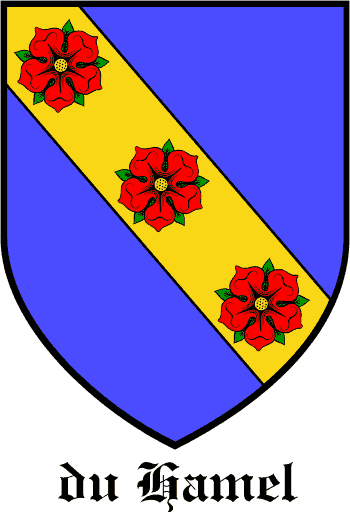 HAMEL family crest